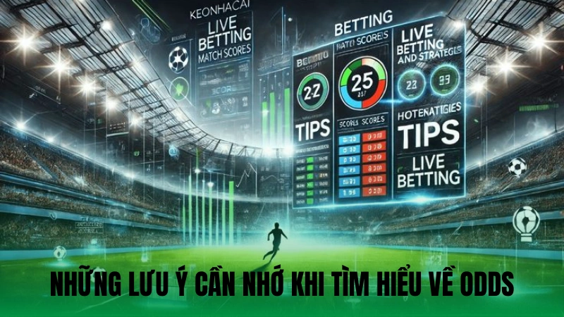 Những lưu ý cần nhớ khi tìm hiểu về Odds