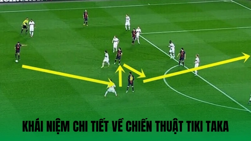 Khái niệm chi tiết về chiến thuật tiki taka